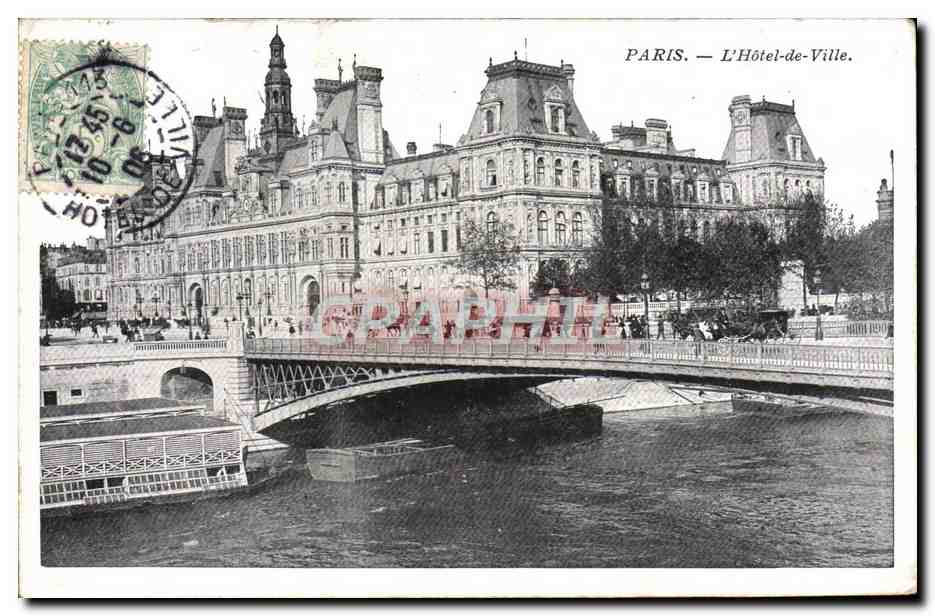 CPA Paris L'Hotel De Ville
