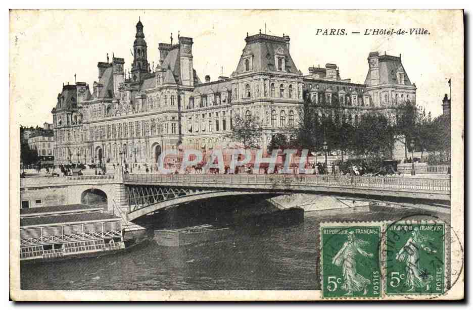 CPA Paris L'Hotel De Ville