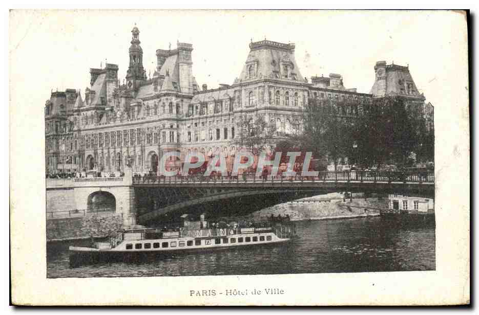 CPA Paris Hotel De Ville
