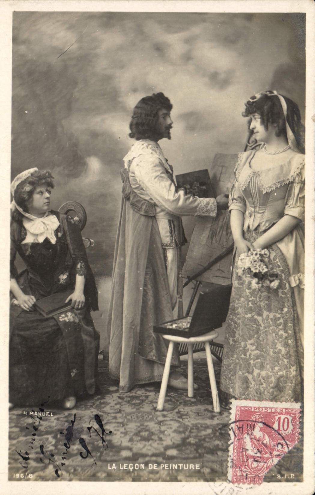 Die Malstunde — H. Manuel — S.P. (Pariser Gesellschaft) n° 196/8