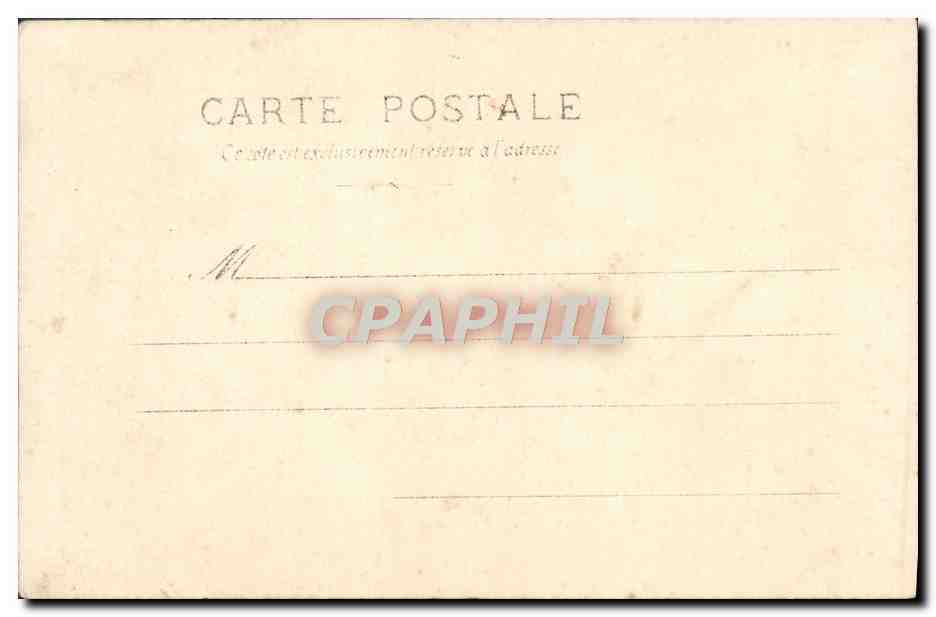 CPA Fantaisie Femme La Lecon De Peinture — Verso