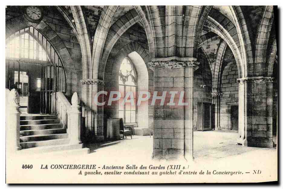 CPA Paris La Conciergerie ancienne Salle Des Gardes