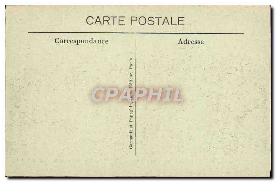 CPA Paris La Conciergerie Et Le Pont au Change — Rückseite