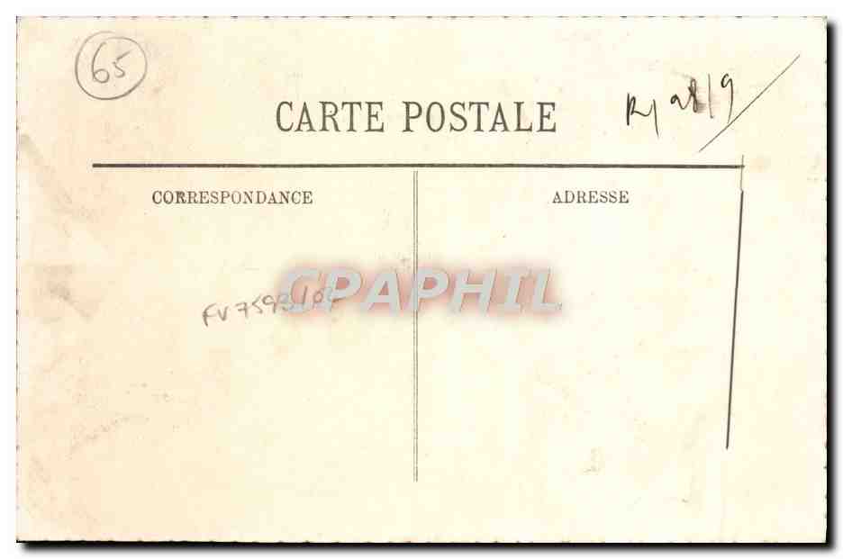 CPA Lourdes La Basilique Et Les Piscines — Verso