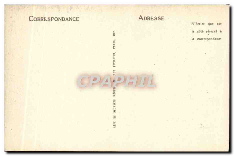 CPA Paris Cour De La Conciergerie Cachots de Marie Antoinette — Rückseite