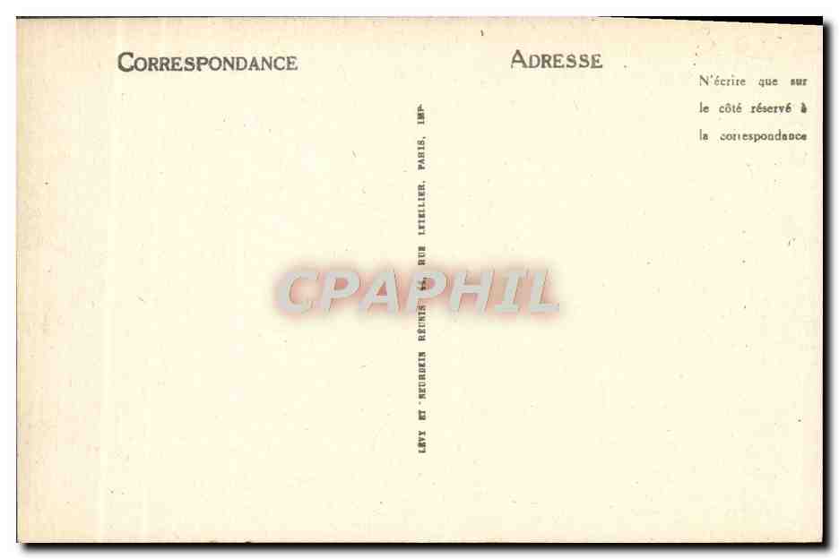 CPA Paris La Conciergerie Cachot Ou Fut Enfermee Marie Antoinette — Rückseite