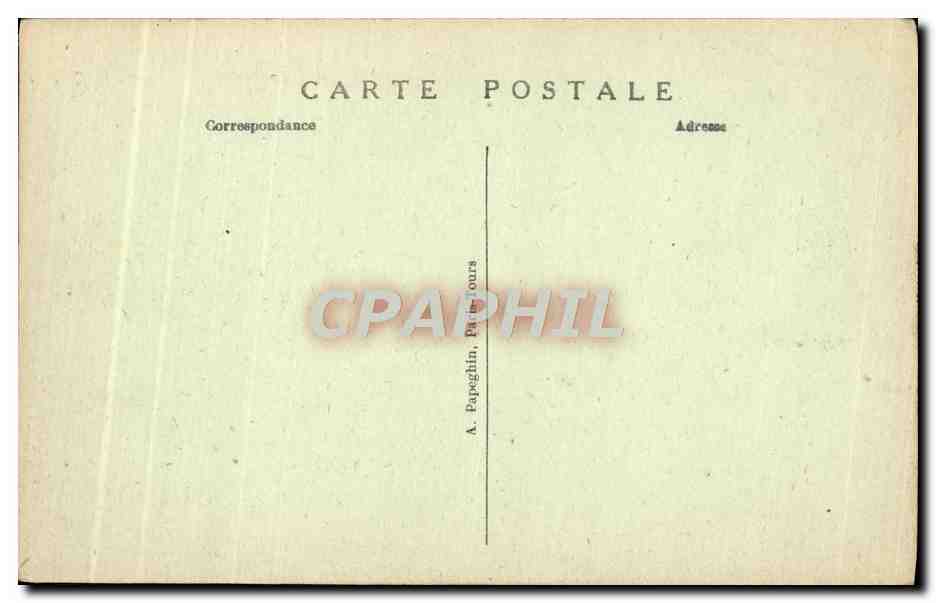 CPA Paris La Chambre Des Deputes Tour Eiffel — Verso