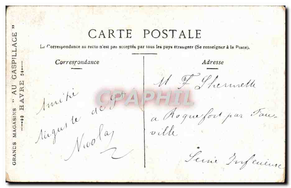 CPA Paris Le Senat Et Le Jardin Du Luxembourg Enfants — Rückseite