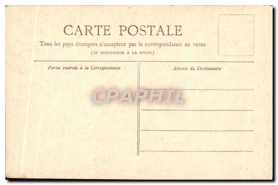 CPA Paris Belvedere Des Buttes Chaumont — Verso