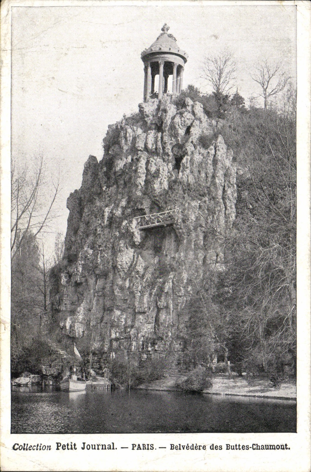 CPA Paris Belvedere Des Buttes Chaumont