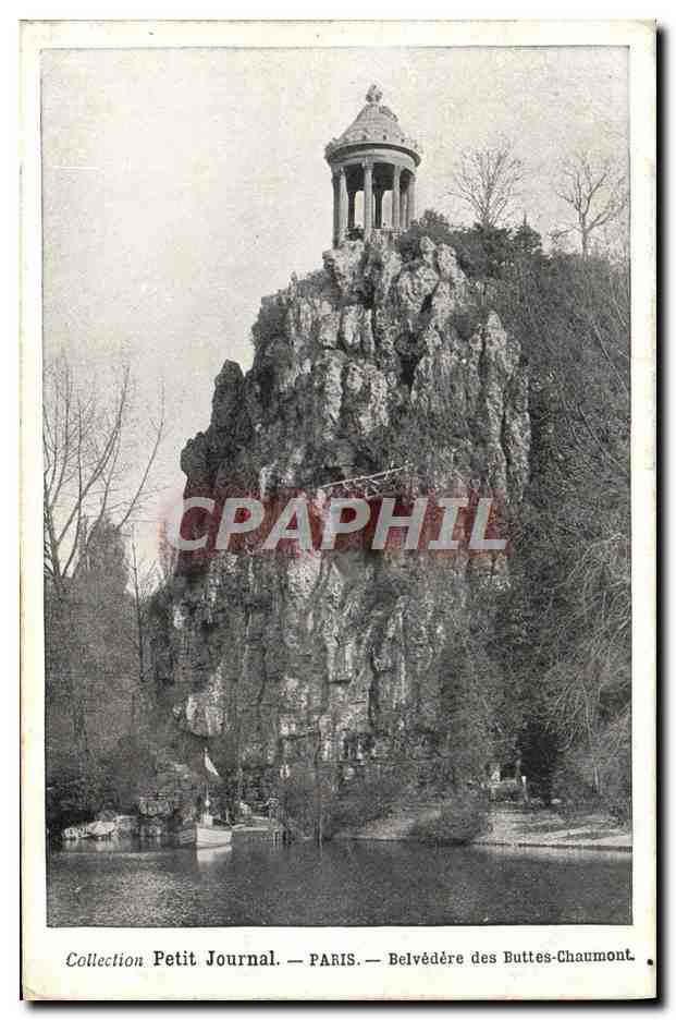 CPA Paris Belvedere Des Buttes Chaumont