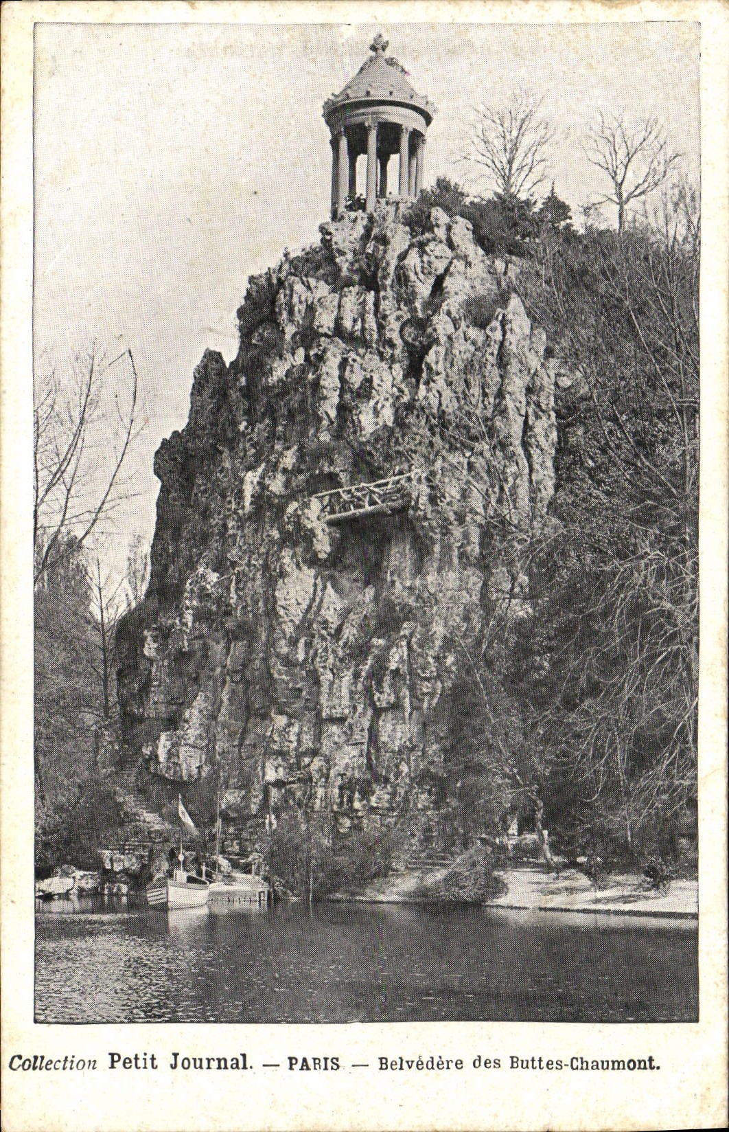 CPA Paris Belvedere Des Buttes Chaumont