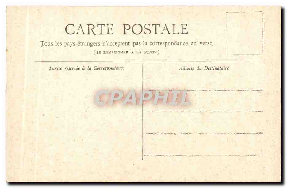 CPA Paris Belvedere Des Buttes Chaumont — Verso