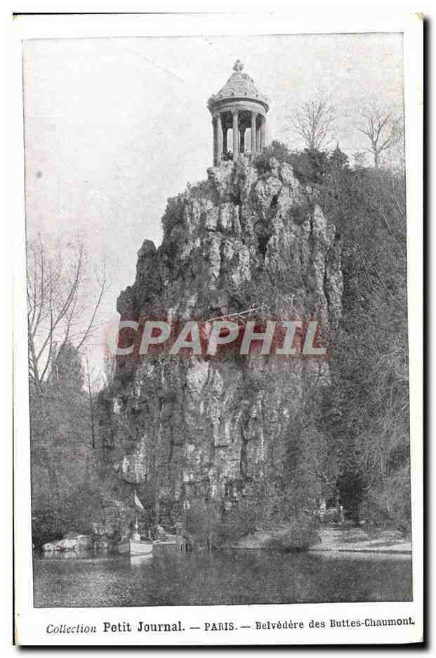 CPA Paris Belvedere Des Buttes Chaumont