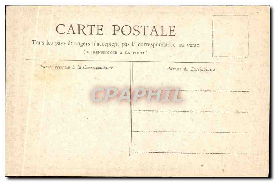 CPA Paris Belvedere Des Buttes Chaumont — Verso