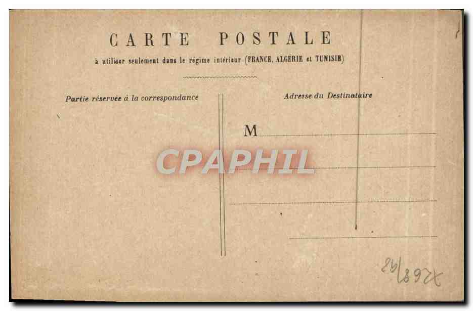 CPA Paris Les Buttes Chaumont — Verso