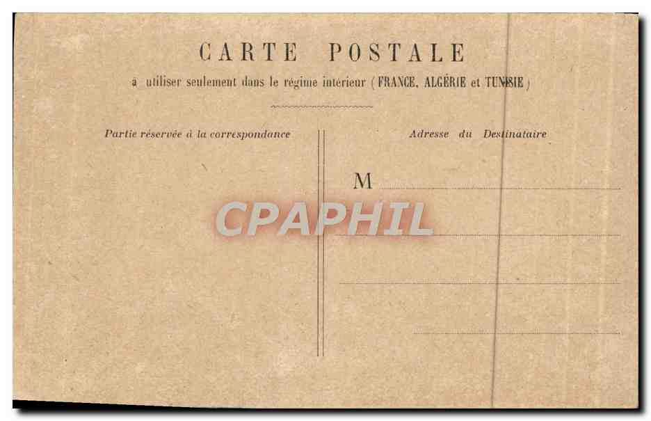 CPA Paris Les Buttes Chaumont — Verso