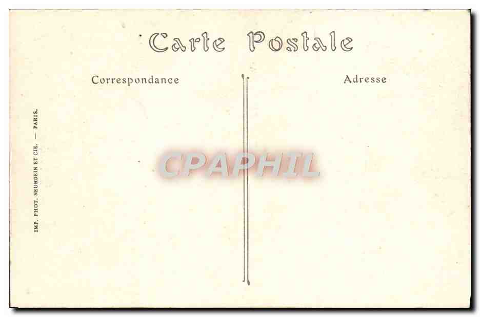 CPA Paris Hotel Des Invalides Le Tombeau De Napoleon 1er — Rückseite