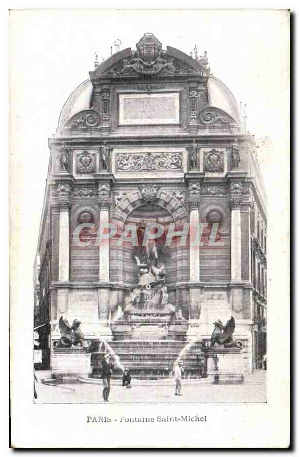 CPA Paris Fontaine Saint Michel