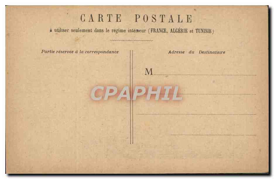 CPA Paris Fontaine Saint Michel — Verso