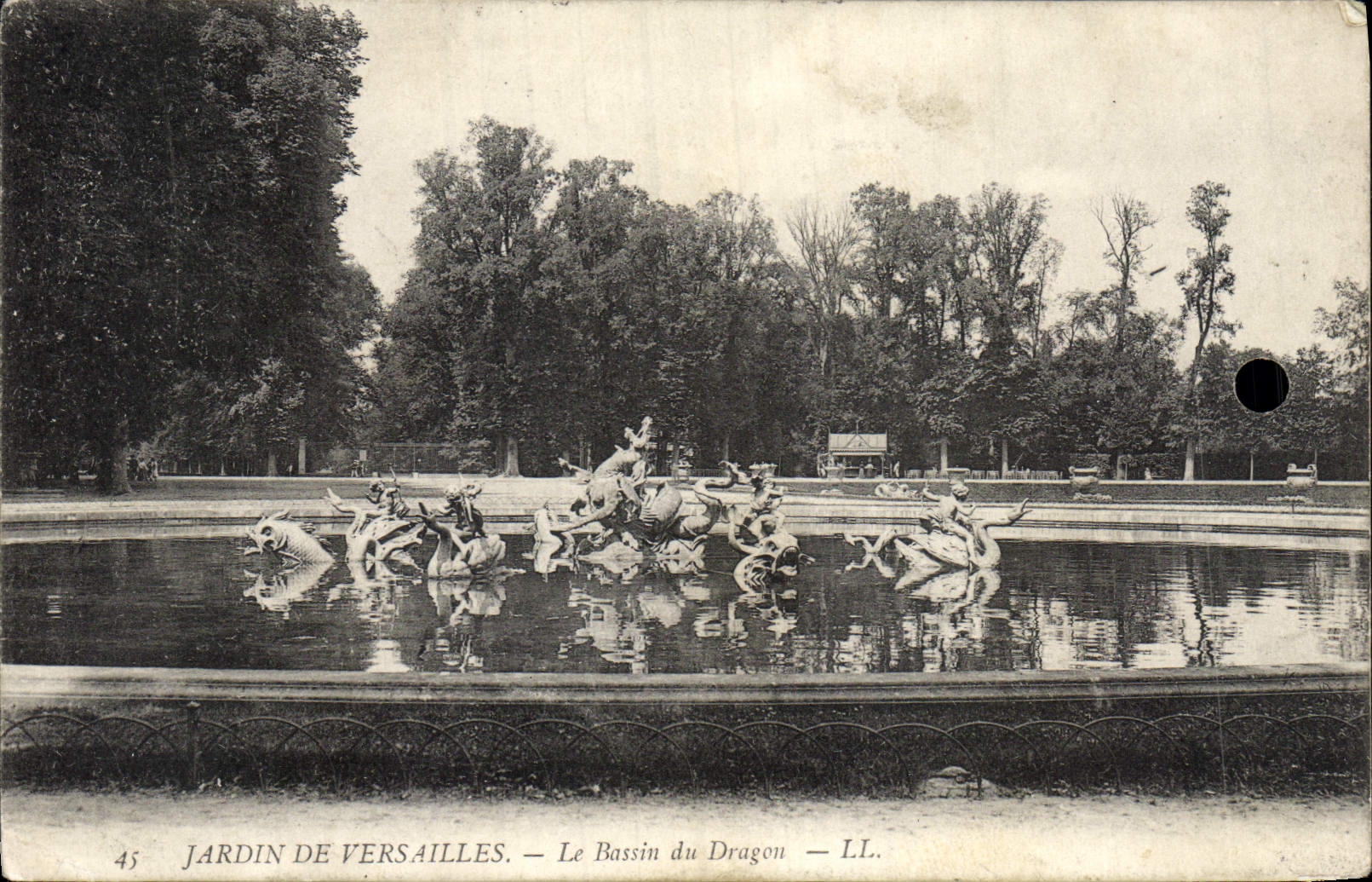 CPA Jardin De Versailles Le Bassin Du Dragon