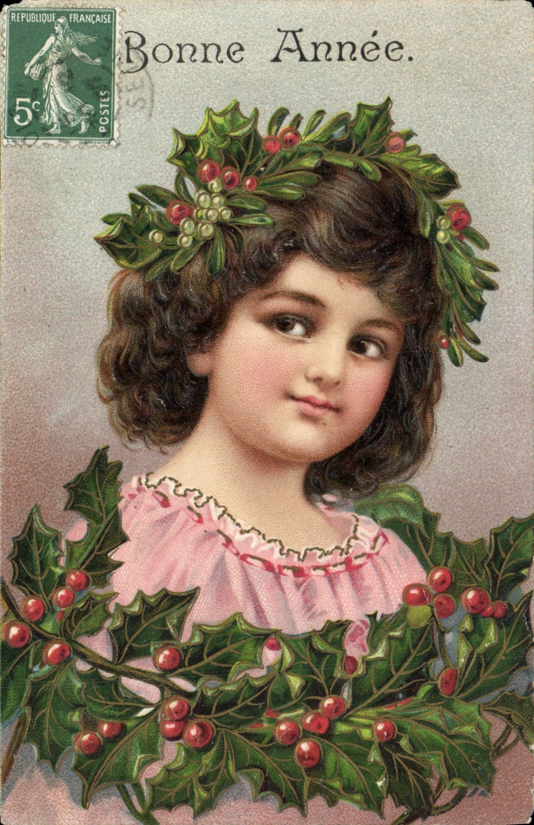 CPA Bonne Annee Enfant