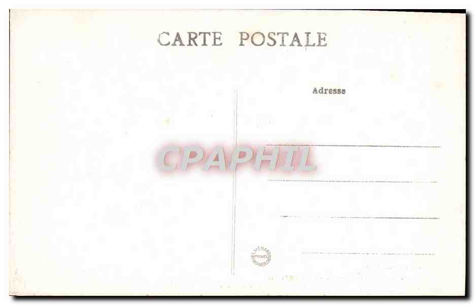 Palacio de Fontainebleau — Oratorio del Papa Pío VII — Antigua Sala de las Reinas Madres — Colección Artística L. M. — Reverso