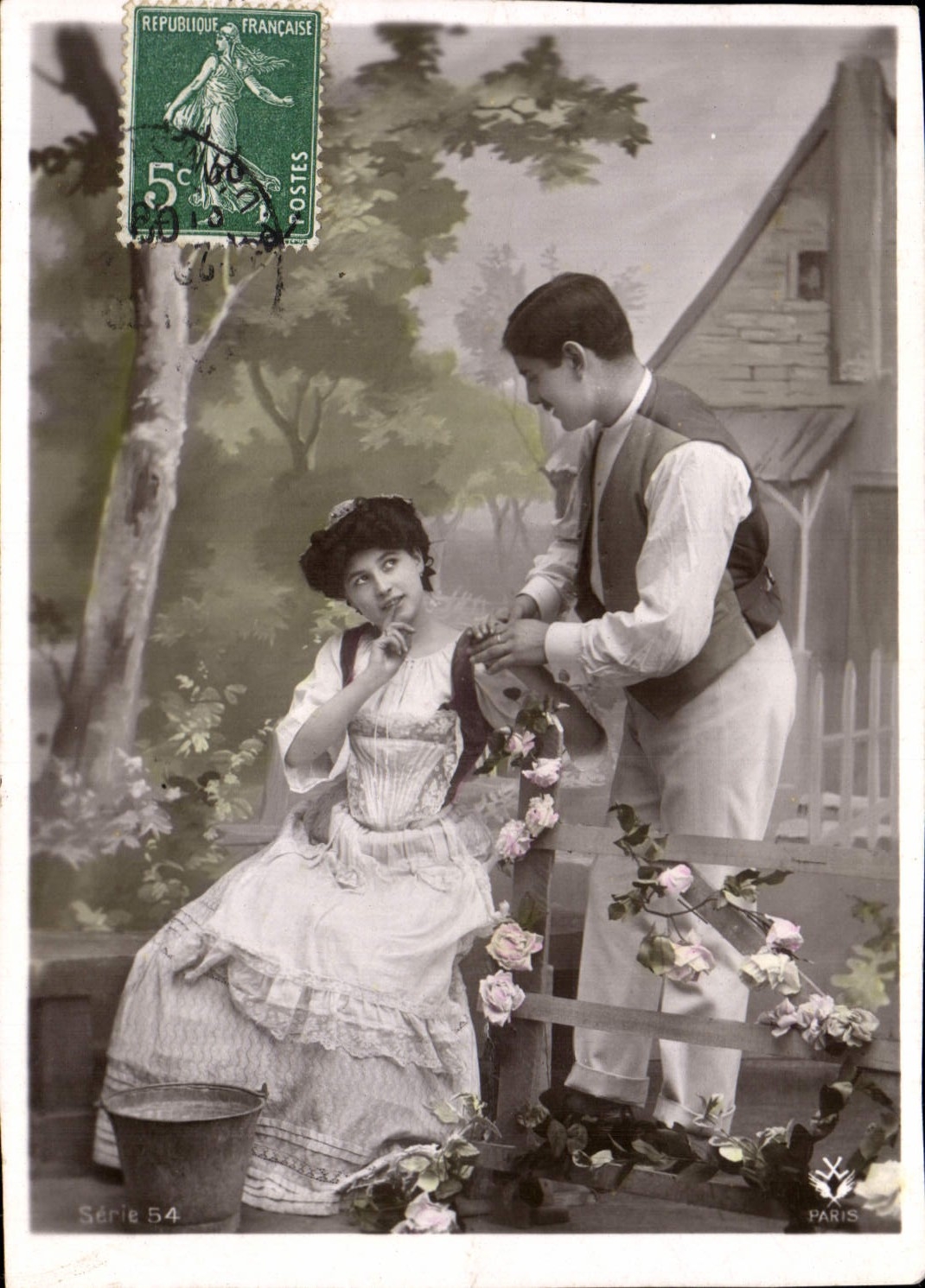 CPA Fantaisie Femme