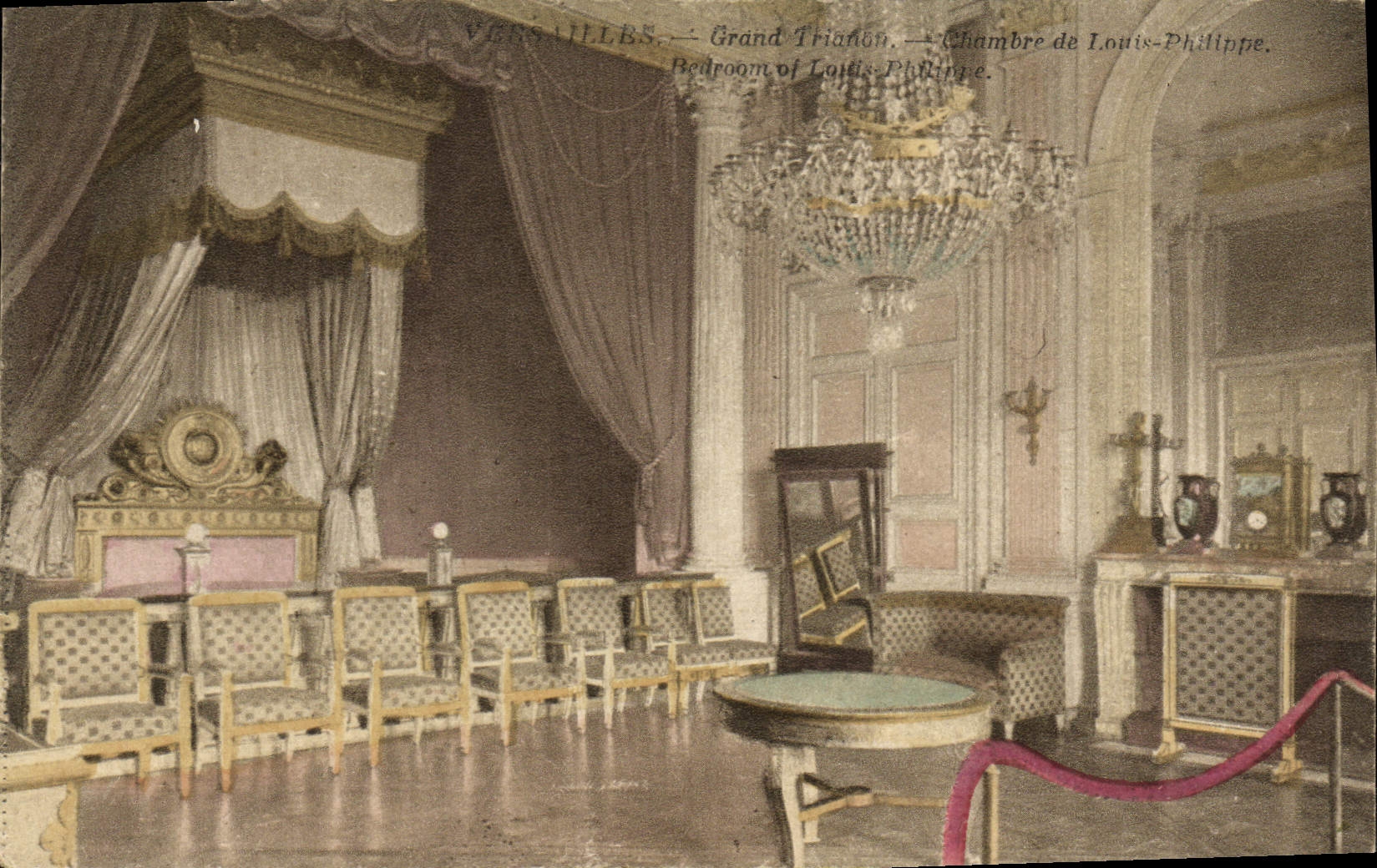 CPA Versailles Grand Trianon chambre De Louis Philippe