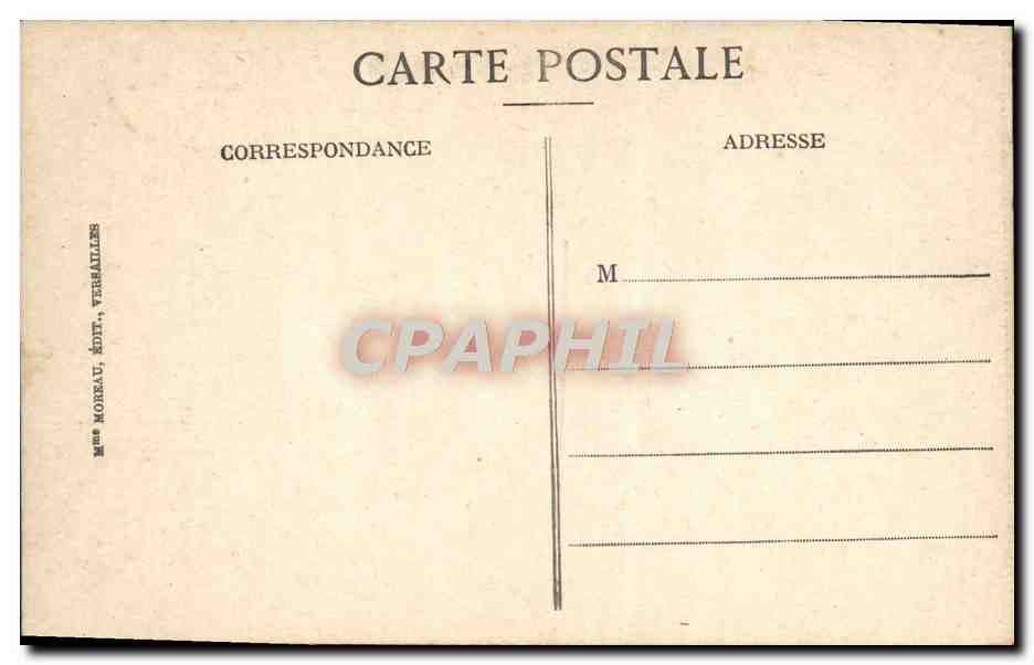 CPA Versailles Grand Trianon chambre De Louis Philippe — Verso