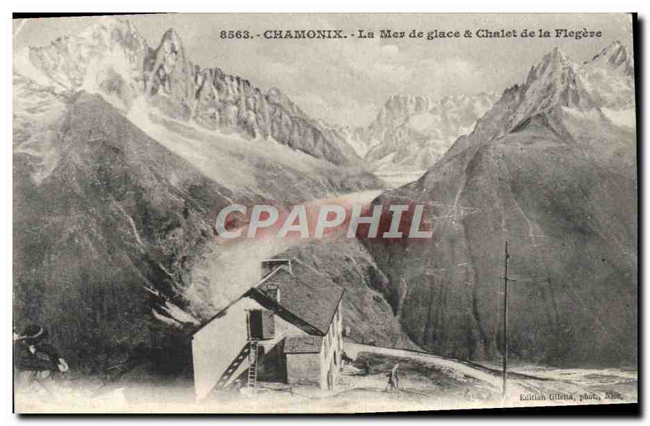 CPA Chamonix La Mer De Glace Chalet De la Flegere