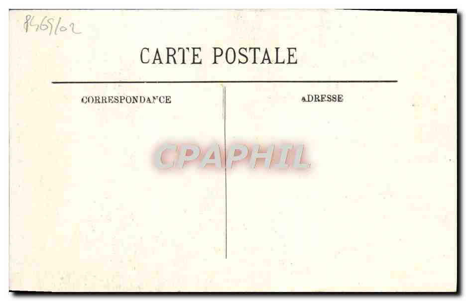 Le Mont Saint-Michel — Les Grands Degrés et le Châtelet — L.L. n°160 — Verso