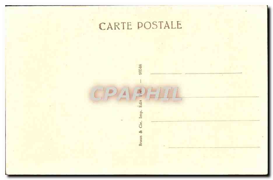 CPA Louis le Nain Repas de paysans Chien Paris Musee du Louvre — Verso