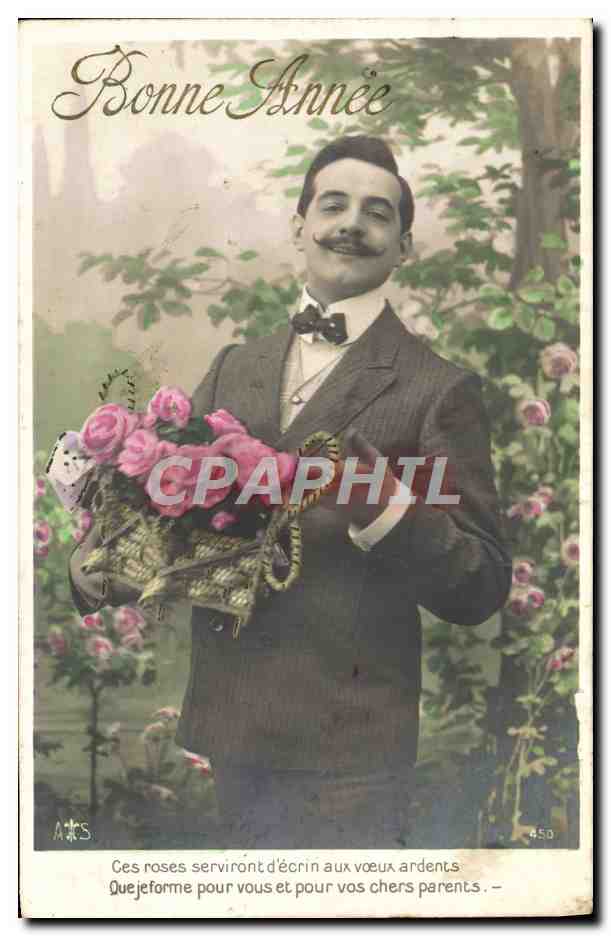 CPA Fantaisie Homme