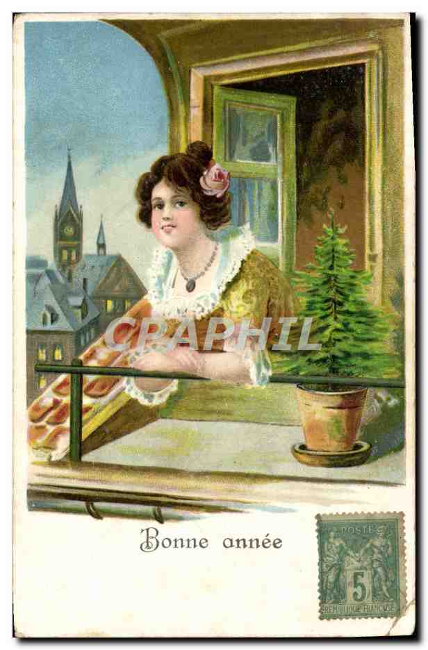 CPA Fantaisie Femme