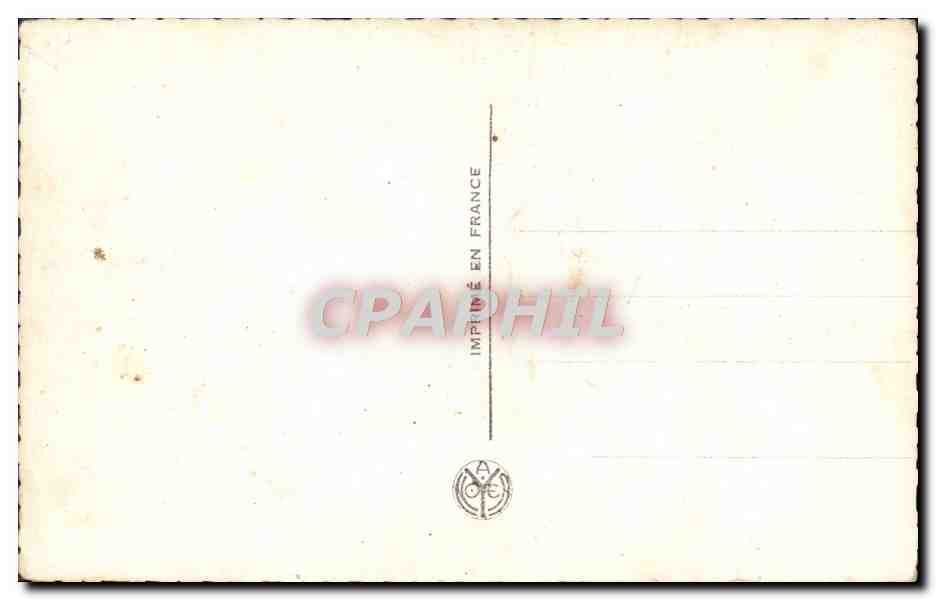 CPA Fantaisie Fleurs Fer a cheval — Rückseite