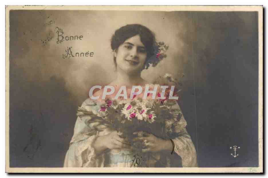 CPA Fantaisie Femme