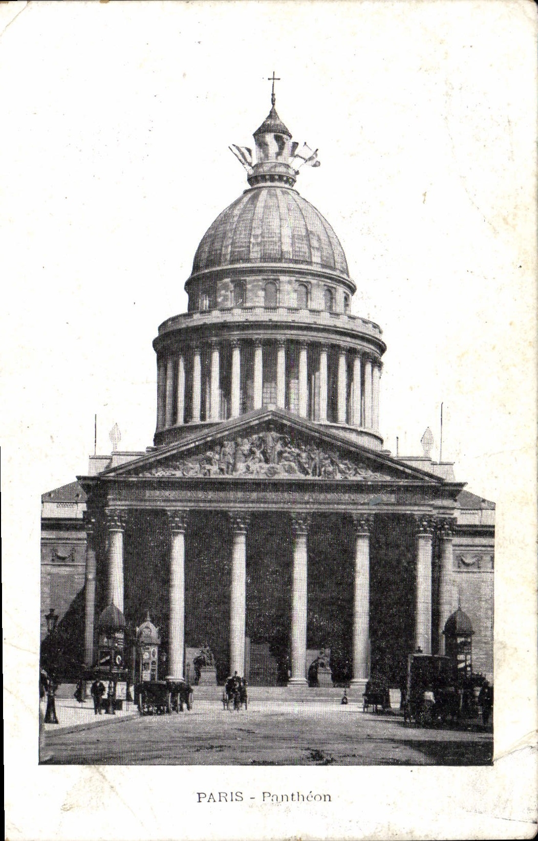 Antike Ansichtskarte Paris Pantheon