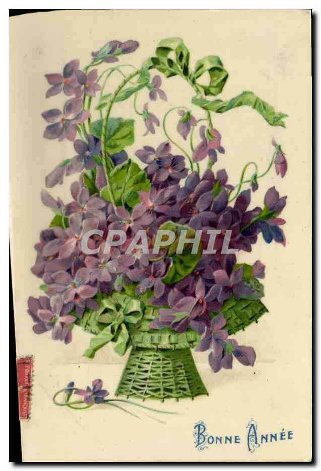 CPA Fantaisie Fleurs