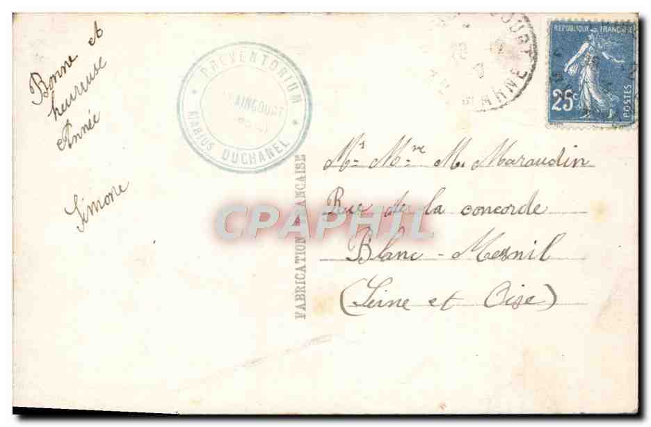 CPA Fantaisie Enfant — Verso