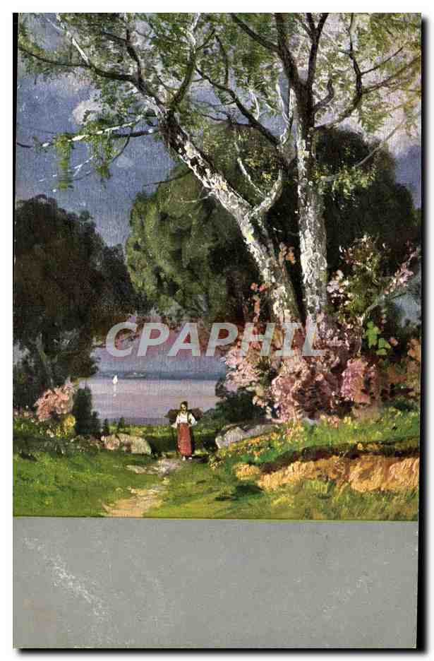 CPA Fantaisie Paysage