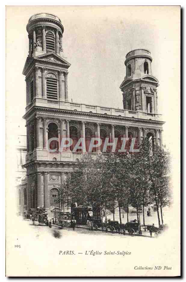 CPA Paris L'Eglise Saint Sulpice