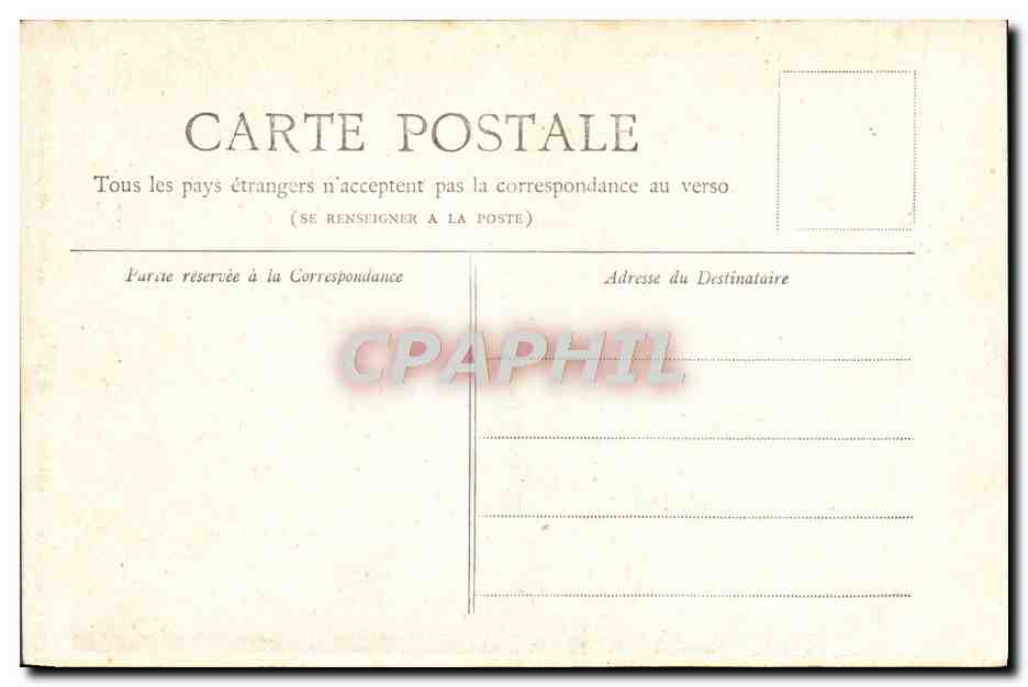 CPA Paris Eglise Saint Augustin — Rückseite