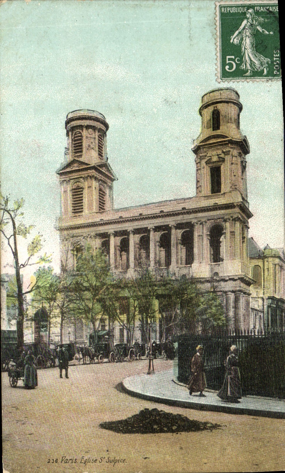 CPA Paris Eglise St Sulpice