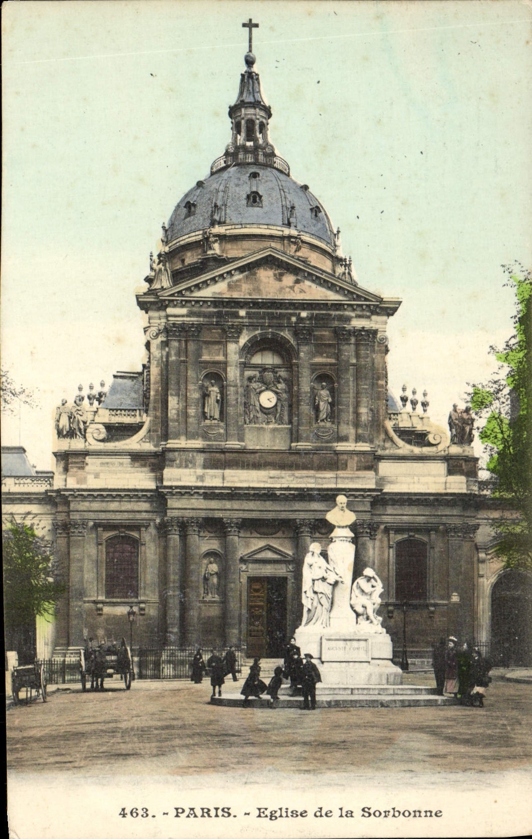 CPA Paris Eglise De La Sorbonne