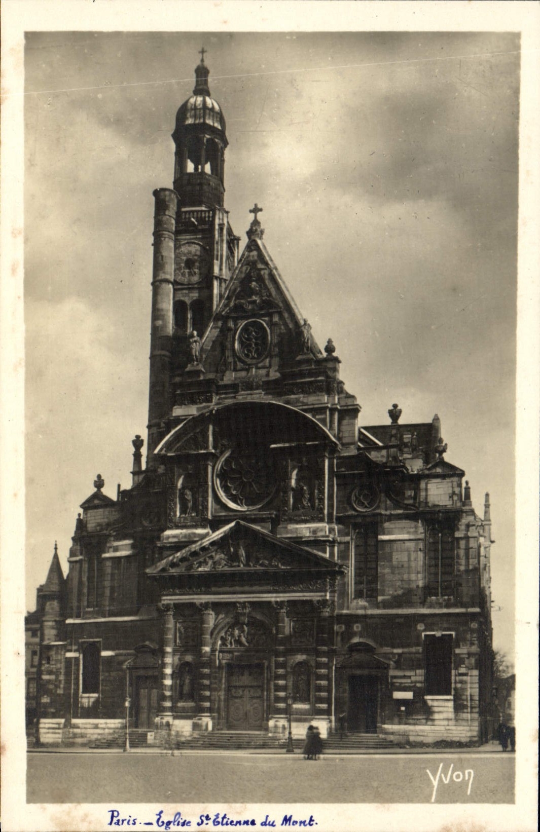 CPA Paris En Flanant Eglise St Etienne Du Mont