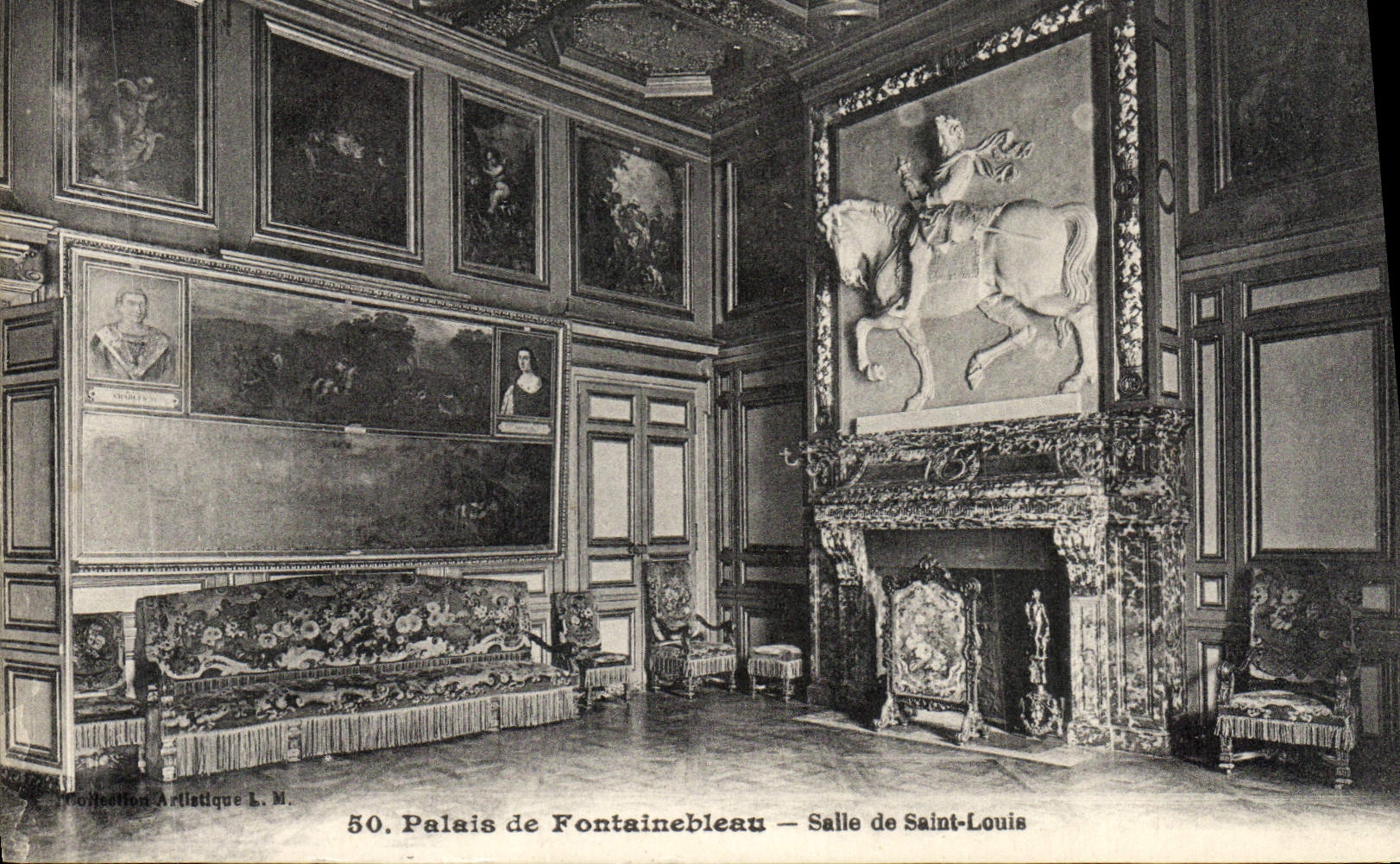 Palais de Fontainebleau — Salle de Saint-Louis — Collection Artistique L.M. n°50