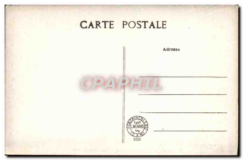 Palais de Fontainebleau — Salle de Saint-Louis — Collection Artistique L.M. n°50 — Reverso