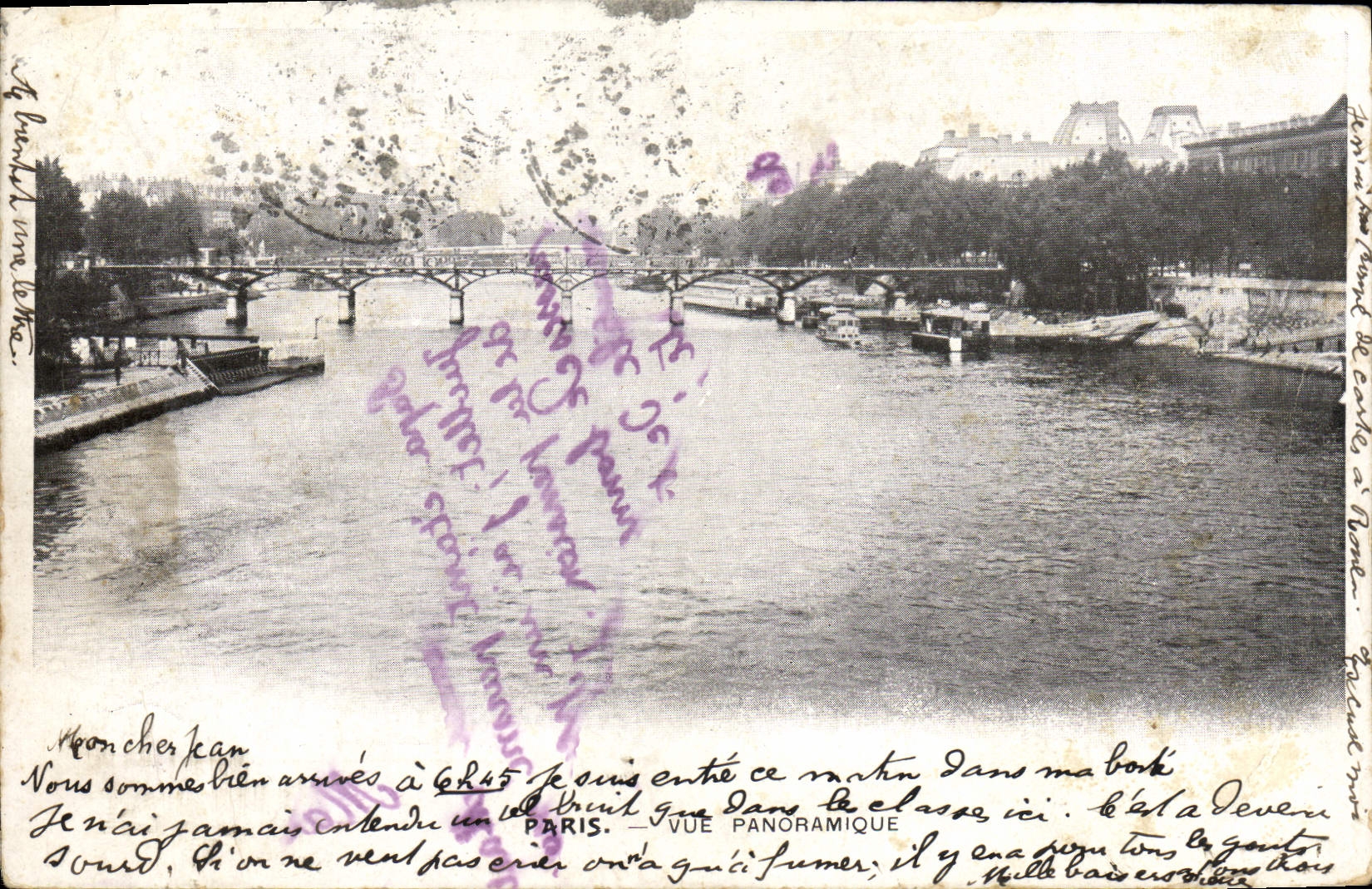 Paris — Panoramablick — Unbekannter Verlag, Seriennummer nicht sichtbar - Vorderseite
