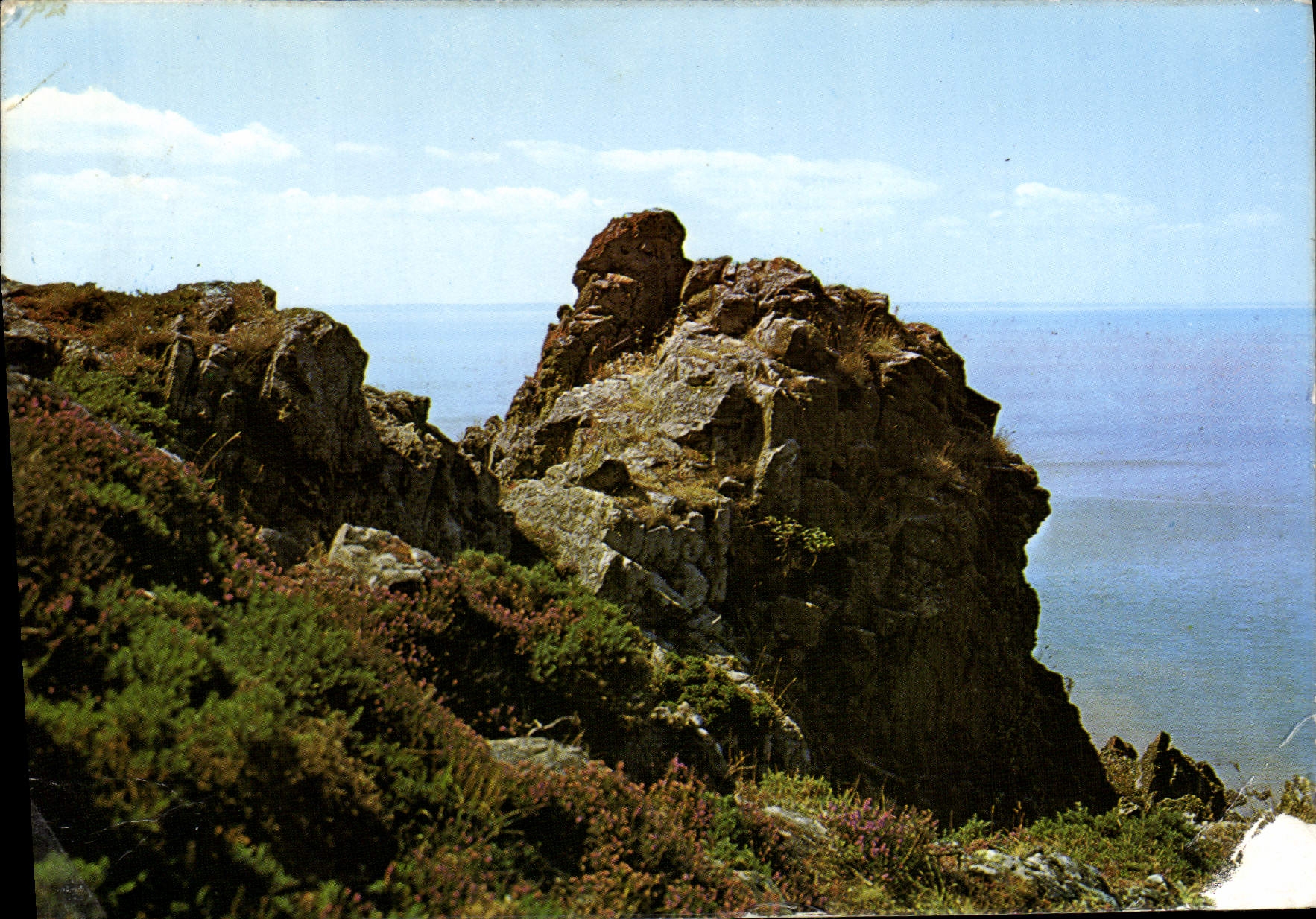 Modern Postcard Carolles Edenville La Cote Sauvage Rocher Du Diable